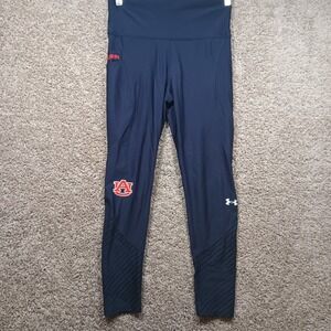 Auburn Tigers Under Armour Compression Pants Women's Navy New